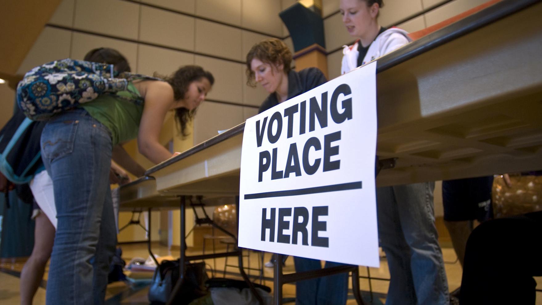 Poll workers are still signing up — for now — despite long hours, low pay